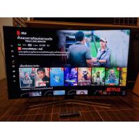 ราคา Samsung 55" smart TV 4K curve จอโค้ง มือสอง (10598090837)