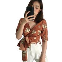 ราคา ส่งต่อ เสื้อฮาวายผูกเอว เสื้อไปทะเล ชายหาด I (20525888456)