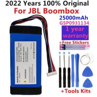 ราคา 100% Original New 25000mAh Battery GSP0931134 01 for JBL Boombox, JEM3316,JEM3317,JEM3318 Batterie Batteries tracking nu (19441345245)