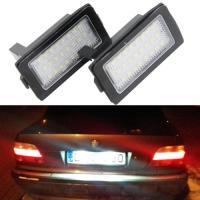 ราคา 2 x LED License Number Plate Lamps OBC Error Free Light For BMW E38 7 Series 728i 730i 730d 740i 74 (45556124999)