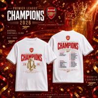 ราคา เสื้อยืดอาร์เซนอลพรีเมียร์ลีกแชมป์อาร์เซนอล2026เสื้อยืดพรีเมี่ยมสําหรับผู้ชายและผู้หญิง (53661136383)