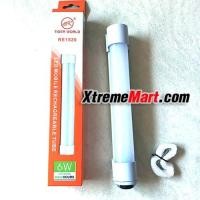 ราคา หลอดไฟแบบพกพา RE1520 6W LED Mobile Rechagreable Tube Tiger World แสงขาว 40000 Hours (1741543755)