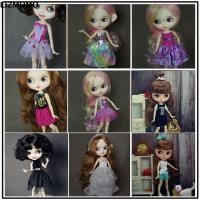 ราคา LIZMOMO Elegant T-shirt Dresses, Fashion DIY Accessories Doll Simple Dresses, Gift Toys Mini Cute Princess Gauze Skirt for azone19 ICY DBS Dolls for blythe Dolls (48258585545)