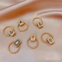 ราคา แหวนลูกปัดโชคดี สไตล์เสริมดวง สำหรับสวมใส่ที่นิ้วชี้ (44608836402)
