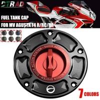 ราคา NEW Motorcycle Quick Release Keyless Fuel Tank Cap For MV Agusta F4 RC R/RR Brutale 750 1000 1090 9 (52205648698)