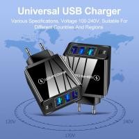 ราคา อะแดปเตอร์ชาร์จ USB สากล Fast Charge 4 in 1 PD 2.4A (25160294147)