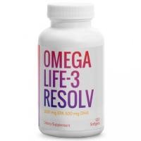 ราคา OMEGA LIFE-3 RESOLV โอเมก้า ไลฟ์ 3 (120 แคปซูล) (21763830954)