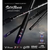 ราคา BISON X PAN SEA BASS HUNTER แถมสายรัดคันเบ็ด คันสปินนิ่ง New 2026 SEABASS HUNTER (47656669902)