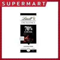 ราคา SUPERMART Lindt Excellence 70% Intense dark 100 g. ลินด์ เอ็กเซอร์แลนซ์ ดาร์ก 70% โกโก้ ช็อกโกแลต 100กรัม#1109455 (29900931281)