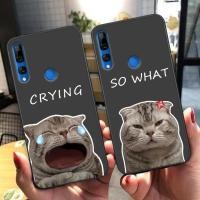 ราคา เคส Huawei Y9 2019 / Y9 Prime 2019 พิมพ์ลายสุนัขและแมวน่ารักราคาถูก (54360633966)