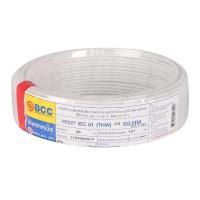 ราคา BCC สายไฟ THW IEC01 1x2.5 ตร.มม. 30 ม. สีขาว จัดส่งโดย HomePro (43462261513)