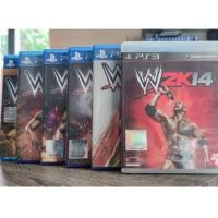 ราคา แผ่น PS4,PS3 มือสอง แผ่นเกม WWE 2K14,2K15,2K16,2K17,2K18,2K19 รวม 6 แผ่นCollection USED MINT แผ่นแท้ 100% (21366045908)