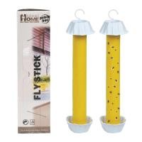 ราคา 2 ชิ้น Fly Stick Super Sticky Fly Trap,แขวน Fly Traps สําหรับในร่มกลางแจ้ง,ยุงผลไม้ Fly Moth Gnat Pest Control สําหรับบ้าน,สวนเรือนกระจก Apartment Essential (28818667329)