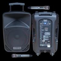 ราคา ตู้ลำโพงล้อลาก DECCON รุ่น AK12-201 (no2) ไมค์ลอยคู่ (7018579243)