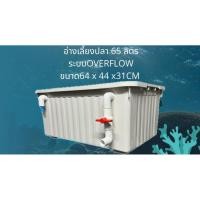 ราคา อ่างเลี้ยงปลา 65 ลิตร อ่างขาวท่อขาว สองระบบ ระบบระบายน้ำดูดบนดูดล่าง 64x44x31ซ. อ่างปลาสวย กะบะเลี้ยงปลา อ่างปลาบอลลูน (46655424465)
