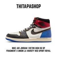 ราคา NIKE AIR JORDAN 1 RETRO HIGH OG SP FRAGMENT X UNION LA VARSITY RED SPORT ROYAL (54457047819)