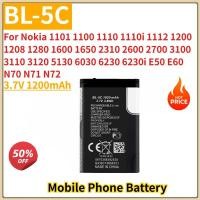 ราคา 3.7V 1200mAh BL-5C เปลี่ยนแบตเตอรี่โทรศัพท์มือถือสําหรับ Nokia 1101 1100 1110 1110i 1112 1200 1208 1280 1600 1650 2310 2600 2700 (40730687111)