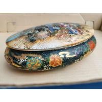 ราคา ถ้วยกระเบื้อง ลงยา ถ้วยกระเบื้องลงยา งานจีน Vintage Chinese handpaint Royal Satsuma porcelain bowl (17979443346)