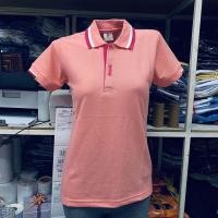 ราคา เสื้อโปโล แบบคอคลีป สีโอรส เสื้อโปโล สีพื้นคอคลีปแบบหญิงเป็นทรงเข้ารูปเนื้อผ้านุ่ม สวมใส่สบาย (4424409341)