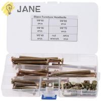 ราคา JANE 50 ชิ้นซ็อกเก็ตสกรู,ชุบสังกะสี M6 สลักเกลียวชุดถั่ว,ชุดเปลี่ยน Hex ไดรฟ์ความเร็วสูงเหล็ก Barrel Nuts Cradle เตียงสองชั้นเฟอร์นิเจอร์ Cot (46712084480)