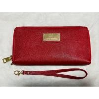 ราคา กระเป๋าสตางค์ใบยาว สีแดง ซิปรอบ หลุยมอนตินี่ หนังแท้ ซาฟิโน่ (27272893527)
