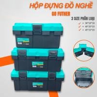 ราคา โกฟูเธอร์ กล่องเครื่องมือ 2 ชั้นอเนกประสงค์ - 14/17/19 นิ้วกล่องเครื่องมือพลาสติกสําหรับงานหนัก (40631432592)