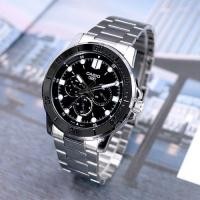 ราคา นาฬิกา Casio รุ่น MTP-VD300D-1E นาฬิกาผู้ชาย สายแสตนเลสสีเงิน หน้าปัดสีดำ รุ่นใหม่ล่าสุด - ของแท้100% รับประกันสินค้า1ปี (3855821986)