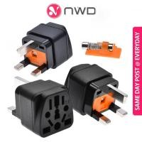 ราคา 13A FUSE .Universal Travel 3 Pin Plug US EU UK CN Plugs Socket Charger Adapter Plugs 国能头 NWD (25955734650)