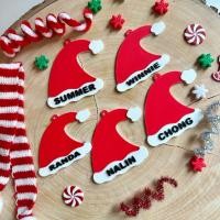 ราคา พร้อมส่ง Christmas ป้ายห้อย พวงกุญแจคริสต์มาสใส่ชื่อเองได้ (53251683117)