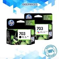 ราคา หมึก HP 703 ของแท้ 100% ใช้กับพริ้นเตอร์อิงค์เจ็ท HP Deskjet Ink Advantage K209A/K109A/Deskjet F735 AIO (1004848691)