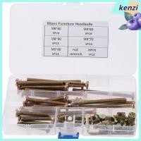 ราคา KENZI 50 ชิ้นซ็อกเก็ตสกรู, M6 Hex Drive Bolts Nuts Kit, ชุดเปลี่ยนความเร็วสูงเหล็กชุบสังกะสี Barrel Nuts Crib เตียงสองชั้นเฟอร์นิเจอร์ Cot (51759313231)
