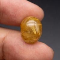 ราคา พลอยไหมทอง(Rutile Quartz) ไหมแน่น สีทองสวย หนัก 13.66 กะรัต พลอยแท้ จากประเทศบราซิล (22069379212)