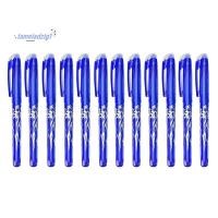 ราคา ปากกาลูกลื่นลบได้ 12 ชิ้นปากกายางลบสีน้ําเงิน Rollerball Erasable คุณสมบัติสูง (53261776156)
