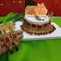 ราคา โชคเกอร์ / ชุดโชคเกอร์สีทอง / ชุดโชคเกอร์ Bombay Designer / ชุดโชคเกอร์อินเดีย (54154605534)