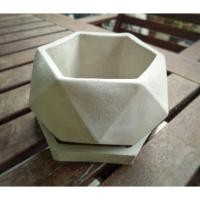 ราคา กระถางต้นไม้ กระถางปูนเปลือย ใบใหญ่ แถมถาดรอง ปลูกแคคตัสไม้อวบน้ำ pot (5323901261)