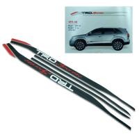 ราคา สติ๊กเกอร์ Sticker TRD Sportivo Black ดำ ติดข้างประตู 2 ชิ้น (9533801450)