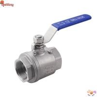 ราคา WATTLEUG บอลวาล์วสแตนเลส, 2P SS304 Full Port Ball Valve,ทนต่ออุณหภูมิสูง 1/2" 3/4" 1" 1/4" 3/8 วาล์วจับ (54011611934)