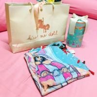 ราคา ผ้าพันคอ kiss me doll รุ่น cotton new พร้อมกล่อง+ถุงกระดาษ (อ่านรายละเอียดก่อนนะคะ) (7734952872)