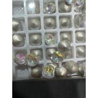 ราคา คริสตัล สี WHITE ก้นปรอท แพค 2 เม็ด Siam ROYAL Accessories Cushion 2 pcs RHINESTONES (26478777662)