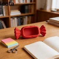ราคา กล่องดินสอ LEOTA, กล่องเก็บของรูปลูกอมมัลติฟังก์ชั่นพิมพ์ลาย 3D, สีทึบหวานตกแต่งสร้างสรรค์ Desktop Organizer โรงเรียน (29844610591)