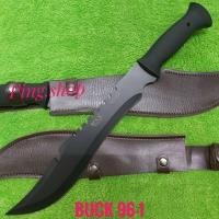 ราคา มีด มีดยาว มีดสปาต้า มีดเดินป่า BUCK รุ่น 96-1 ใบดำ (19385242331)