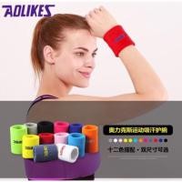 ราคา ผ้ารัดข้อมือคละสี ผ้ารัดข้อมือออกกำลังกาย (2398414785)