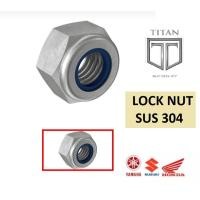 ราคา 10pcs SS 304 ล็อคอ่อนนุช M2 M3 M4 M5 M6 anti-slip ไนลอน Nut 2 มม.3 มม.4 มม.5 มม.6 มม. (57404965953)