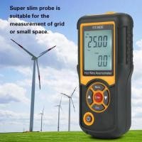 ราคา Precision HT-9830 1 ชุดดิจิตอล LCD เครื่องวัดความเร็วลมวัดเครื่องวัดความเร็วลม EU Plug สําหรับท่อระบายอากาศ (55411571890)