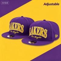 ราคา Mens New Era Purple Los Angeles Lakers Golden Tall Text 9FIFTY Snapback Hat หมวกปรับได้ Multi-Color ปัก Outdoor Casual Mens And Womens Sunshade Cap. (55611159422)