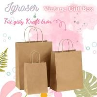 ราคา [ถุงกระดาษ] ญี่ปุ่น ถุงกระดาษคราฟท์หูหิ้ว - กล่องของขวัญและถุงของขวัญ - หลายขนาด (56110659635)