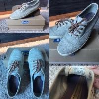 ราคา รองเท้า Keds มือสอง แท้ 100% สีครีม Size 6.5 (2333707393)