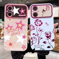 ราคา HUAWEI P20 P30 P40 P50 P60 PRO Lite Plus Mate 20 30 40 50 PRO โทรศัพท์ PU ซิลิโคนนุ่มยาวหน้าต่างปลอกน่ารัก Star Rose กรณีฝาครอบ (40964355383)