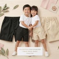 ราคา กางเกงขาสั้น CHINO สําหรับ BOYS AND GIRLS 1-8 ปี | กางเกงขาสั้นพรีเมี่ยมสําหรับผู้ชายและผู้หญิง (56859285605)
