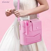 ราคา เอเมอร์ กระเป๋าเก็บขวดน้ํา,ความจุขนาดใหญ่ กระเป๋าสะพายข้าง เดินทางที่วางแก้ว,มัลติฟังก์ชั่หนังปู่ปรับสายคล้องไหล่ถ้วยน้ํา ค มาถึง กลางแจ้ง (49462040468)